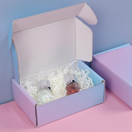 6x4x2 Inch Small Shipping Boxes for Small Business, 30 Pack Purple Mailing Boxes Corrugated Cardboard Mailer Gift Packaging Box