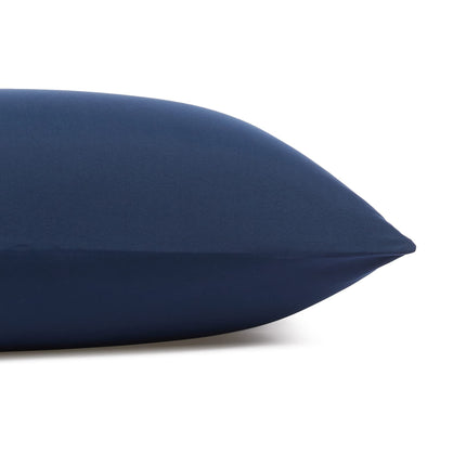 Lightweight Super Soft Easy Care Wrinkle Free Microfiber 3 Piece Bed Sheet Set with 14-Inch Deep Pockets, Twin, Navy Blue, Solid, Kids, Men & Women Bedding