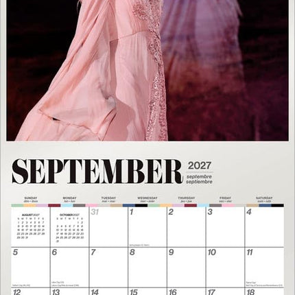 Taylor Swift OFFICIAL | 2027 12 x 24 Inch (Hanging) Monthly Square Wall Calendar | Plato | Music Pop Singer Songwriter Celebrity