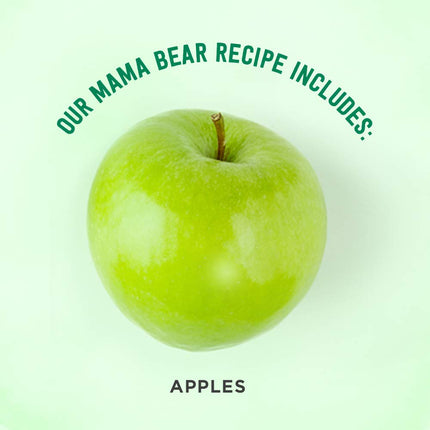 Amazon Brand - Mama Bear Organic Baby Food Apples, vegetarian, 4 ounce (Pack of 1) Cup