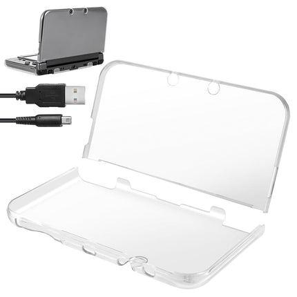 Ultra Clear Crystal Transparent Hard Shell Protective Case Cover for Nintendo NEW 3DS XL LL, Skin Accessory Compatible with Handheld Gaming Console
