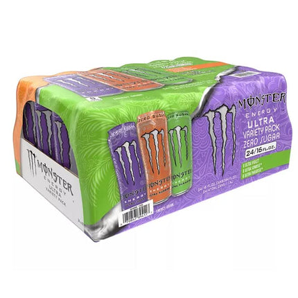 Monster Energy Ultra Variety Pack, Sunrise, Violet, Paradise (16 fl. oz, 24 pk.)