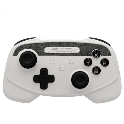 Jowua Multi-Device Wireless Controller Compatible for Tesla 2025+ New Model YModel 3/Y/S/X/cybertruck Compatible for Switch, one controller set, SPECIAL PROGRAMMED and DESIGN FOR TESLA White [nintendo_switch,windows,ios,android]