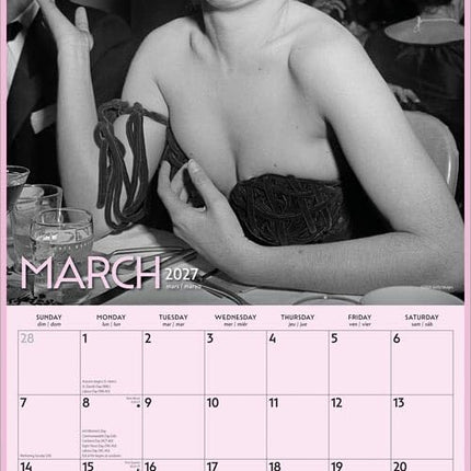 Marilyn Monroe OFFICIAL | 2027 12 x 24 Inch (Hanging) Monthly Square Wall Calendar | Foil Stamped Cover | Plato | USA American Actress Celebrity