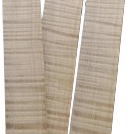 3pcs Less or Best Flames Violin Rib Blanks Maple wood Flamed Violin Side blanks 400mm(Less flame ribs)