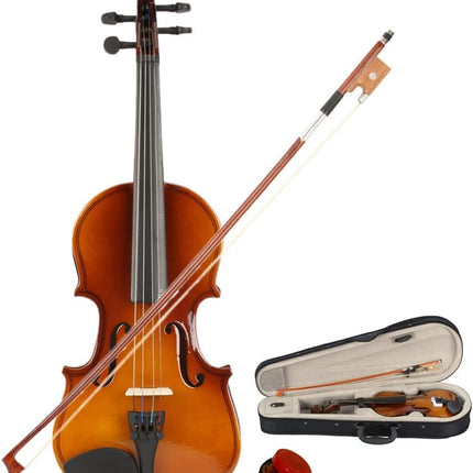 1/8 Size Beginner Violin — Complete Kit with Case, Bow & Ros - image 1