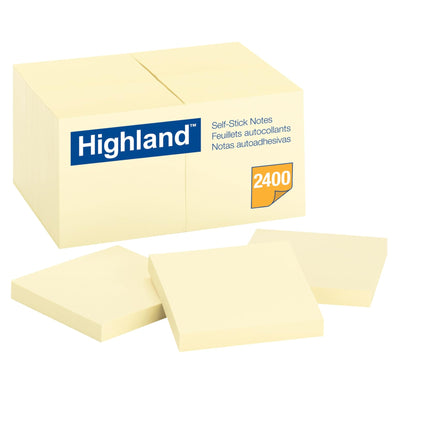Amazon.com : MMM654924PK - Highland Self Sticking Note : Sticky Note Pads : Office Products