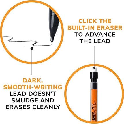 Amazon.com : BIC Xtra Smooth Mechanical Pencil with 0.7 mm Medium Point, Refillable and Retractable, 40-Count Pack : Office Products