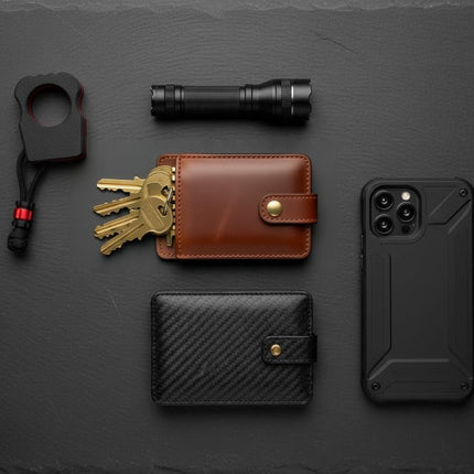 EDC Knuckle Tactical Keychain | Black with Metalic Silk Accent 3D Printed with Paracord Lanyard and Matching Bead