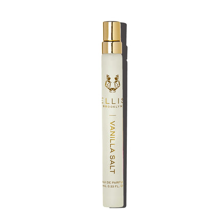 Ellis Brooklyn VANILLA SALT Eau de Parfum Travel Spray 0.33oz / 10ml - Gourmand Vanilla Perfume with Sea Salt, Luminous Musk, and Jasmine- Clean, Vegan, Cruelty-Free, Long Lasting Perfumes for Women