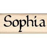 Sophia Name Rubber Stamp