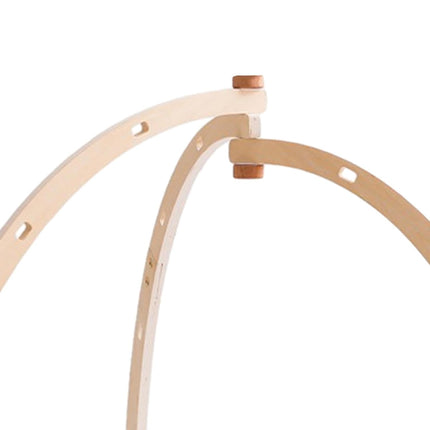 Amagogo Wooden Play Gym Frame Wooden Gym for Newborn Ages 0-36 Month Infants