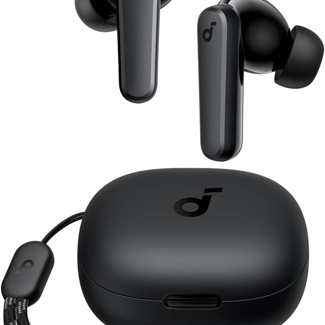 True Wireless Earbuds, 10mm Drivers with Big Bass, Bluetooth 5.3, 30H Long Playtime, Water-Resistant, 2 Mics for AI