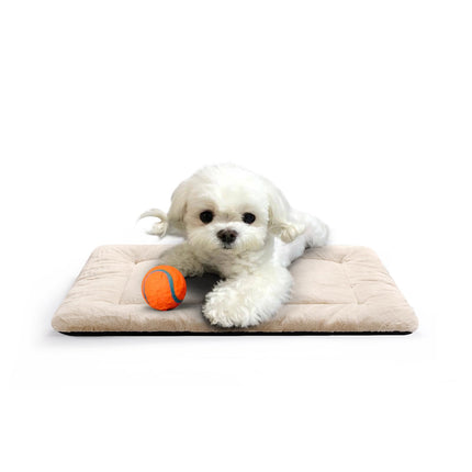 Dog Crate Pad Washable Dog Bed for Crate Medium Mat 36-Inch Gray