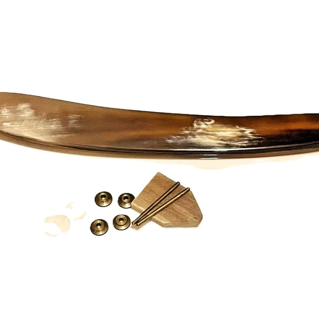 Blonde Horn Straight Razor Scales Restoration Handles W Hardware For Dovo Puma Boker Solingen