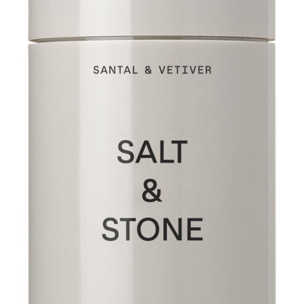 Salt & Stone Aluminum Free Deodorant | Extra Strength 48 Hour Protection for Women & Men | Made with Seaweed Extracts, Niacinamide & Prebiotics | Santal & Vetiver