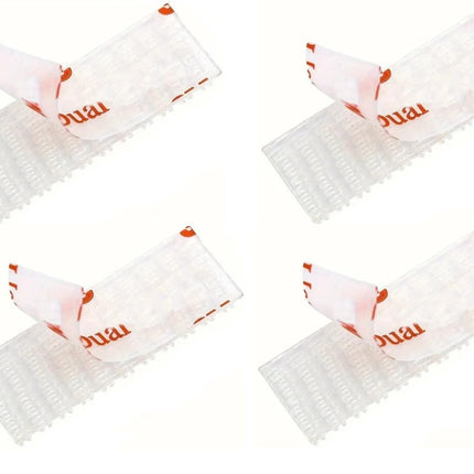 4 Pieces (2 Sets) Mounting Strips for EZ Pass/IPass/IZoom/Sunpass Cars Windshield Toll Transponder Holders Reclosable Fastener Peel and Stick Adhesive Dual Lock Tape Strips