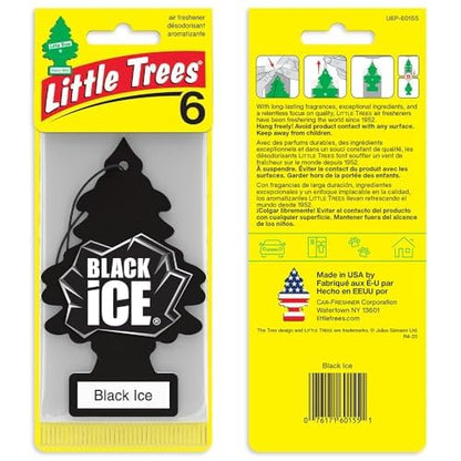 Hanging Tree Car Air Fresheners, Black Ice Scent, 24 Count - photo 2