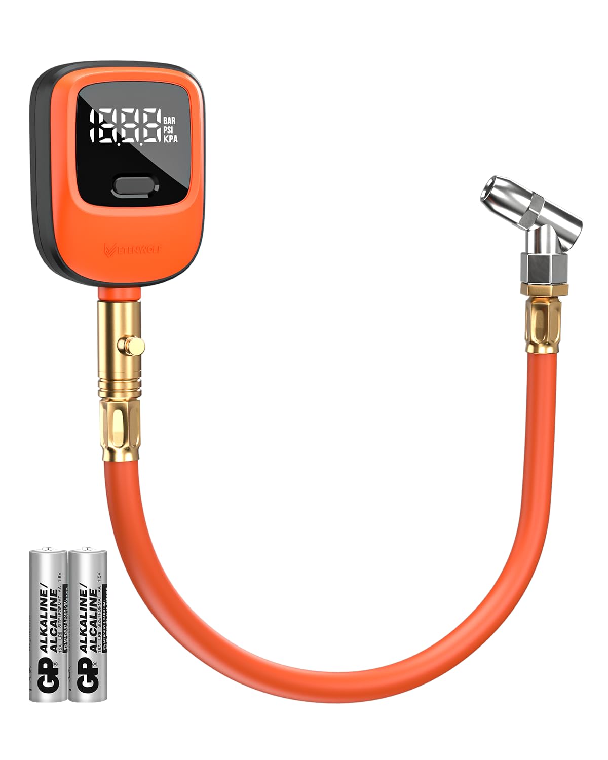 Digital Tire Pressure Gauge 0-250 PSI with Rubber Hose