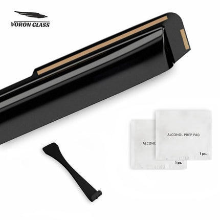 in-Channel Extra Durable Rain Guards for Trucks Dodge RAM 1500 2019-2026 Crew Cab, Window Deflectors, Vent Window Visors, 4 Pieces - 220159