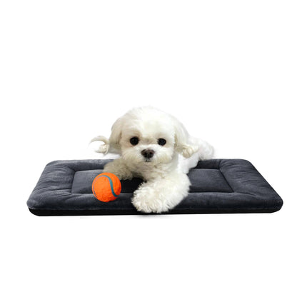 Dog Crate Pad Washable Dog Bed for Crate Medium Mat 36-Inch Gray