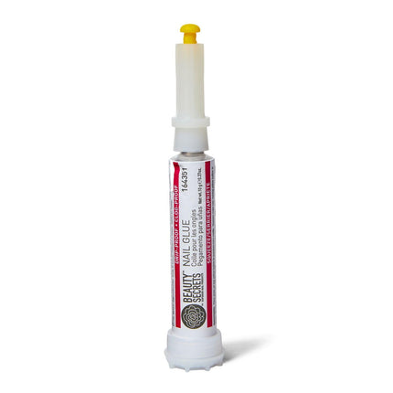 Drip & Clog Proof Nail Glue (1 Pack) Bundled with Zebra Cushion Nail File Medium Coarse 180/100 Grit - photo 2