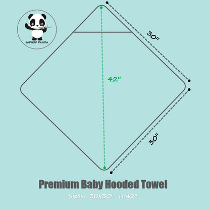 Bear Ear Hooded Baby Towel, Rayon Made from Bamboo, 30 x 30 Inch - photo 5