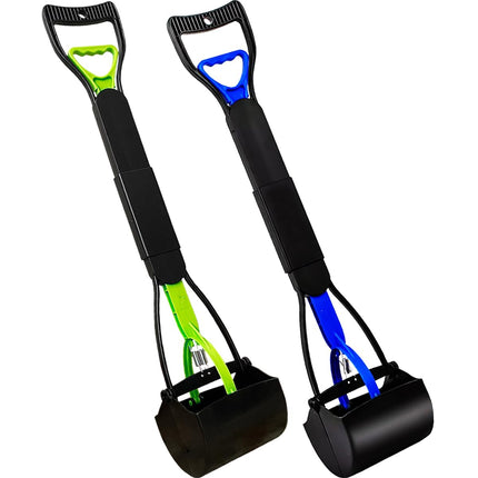Non-Breakable Pooper Scooper for Large Medium & Small Dogs Heavy Duty, 28“Long Handled Dog Poop Scooper for Grass,Durable Dog Poop Pick Up Tool, Poop Grabber