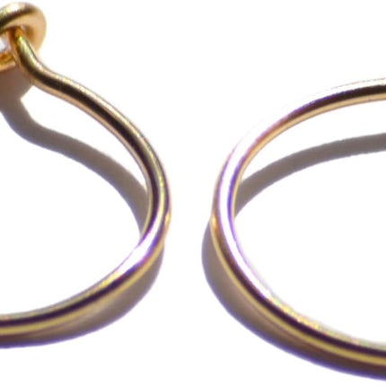 14k Real Gold Thin Hoop Earrings | Hoops Gold Hoop Earrings for Women Tiny Dainty 14 Karat Small Earring Hoops Mini Hugging Petite 14 Carat Wire Endless Skinny Earings Aretes Argollas Huggies Jewelry | Handmade in FL