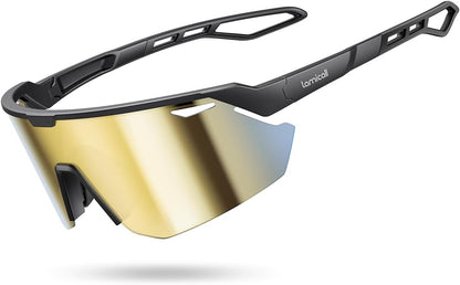 24g Polarized Sports Sunglasses for Men Women - UV400 Protection Sun Glasses Gifts for Running Cycling Baseball