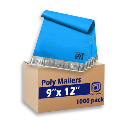 100 piezas de sobres de envío negros de polietileno de 12x15.5 Inches, sellado adhesivo fuerte, impermeables y resistentes al desgarro, bolsas postales para ropa, libros y accesorios