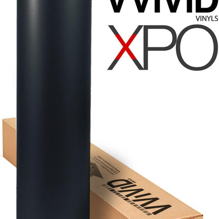 Lámina adhesiva de vinilo negro mate con liberación de aire (1ft x 5ft)