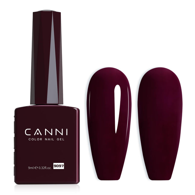 Dark Red Gel Nail Polish, 1Pcs Burgundy Red Gel Polish Deep Red Color Nail Polish Gel High Gloss Soak Off U V Gel Nail French Nail Manicure Salon DIY