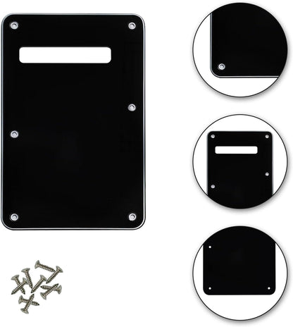 SSS 11 Holes Strat Electric Guitar Pickguard and BackPlate Set for Fender USA/Mexican Made Standard - photo 4