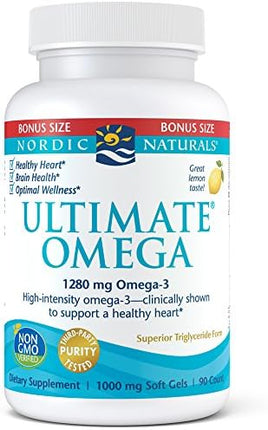 Nordic Naturals Ultimate Omega heart brain joint health benefits