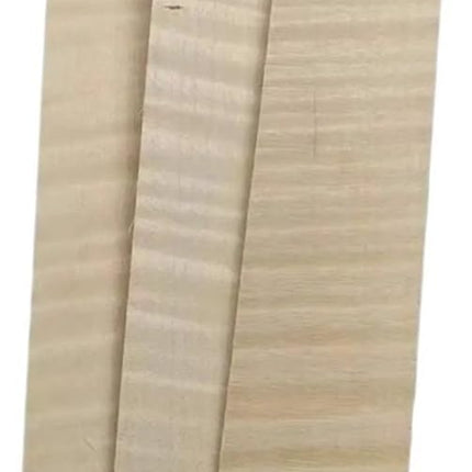 3pcs Less or Best Flames Violin Rib Blanks Maple wood Flamed Violin Side blanks 400mm(Less flame ribs)