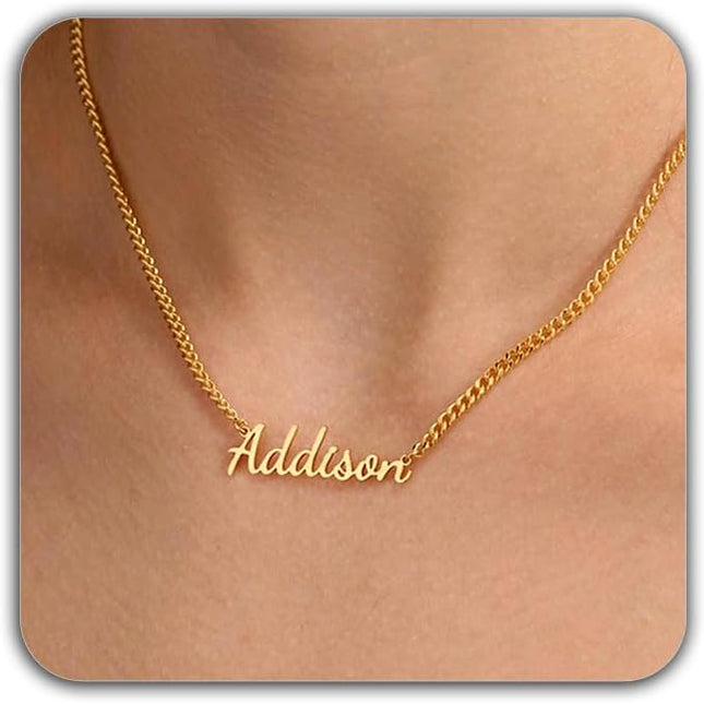 HomeChef ChefDelHogar Elemtansy Mothers Day Custom Name Necklace for Women — Kitchen & Home