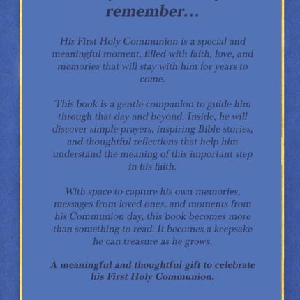 My First Holy Communion Bible and Prayers for Boys: A Special Gift with Over 110 Prayers, Bible Stories and Simple Reflections for His First Communion