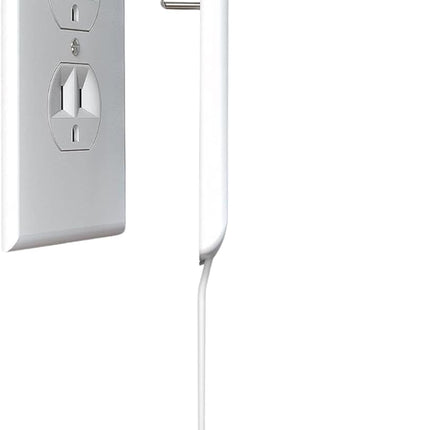 Original & Patented Flat Ultra-Thin Outlet Concealer with Extension Cord Kit, Multi Outlets Power Strip, Ideal for Home Improvement, Hide Bulky and Messy Cords, 3ft