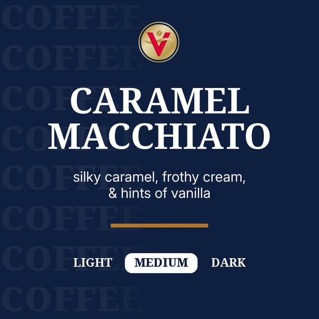 Caramel Macchiato Flavored, 12 Count, Medium Roast, Single Serve Coffee Pods for Keurig K-Cup Brewers - photo 2