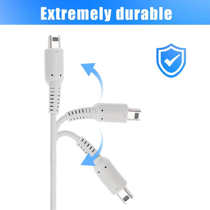 Charger & Stylus Pen & Short Cable, AC Adapter Compatible with 3DS/3DSXL/New 3DS/New 3Dsll/2DS/Dsi/Dsix/DS Lite Console Games 100-240V Replacement Power Cord Wall Plug