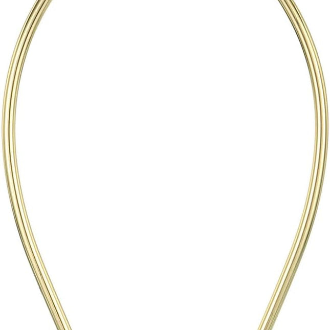 8.5 Inch Gold Tone Lamp Harp Kit with Finial