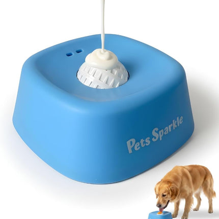 Dog Licking Bowl, Slow Feeder Lick Bowl for Dogs for Yogurt, Bone Broth & Liquid Treats, Licking Bowl with Ball, Lick Ball Slow Feeder for Dogs, Slow Feed Lick Bowl for Dogs