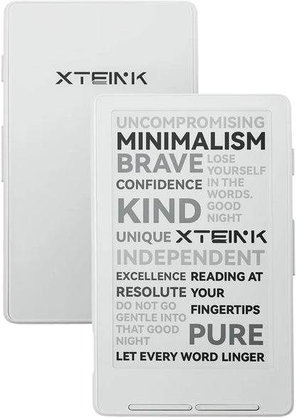 E-Book Reader, 4.3" Portable Pocket E-Ink eReader with Physical Page-Turn Buttons, Ultra-Thin 0.23 inch&2.72 oz