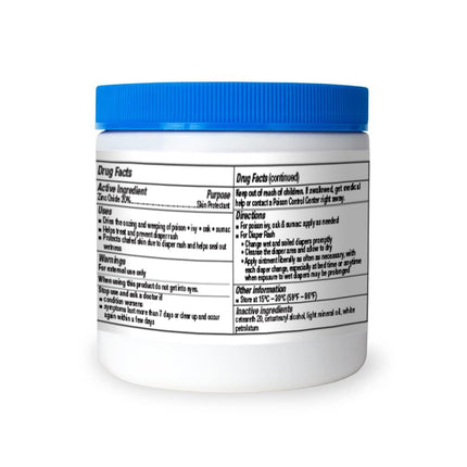 Healing Ointment Zinc Oxide 20%, Skin Protectant Barrier 15 Oz Jar