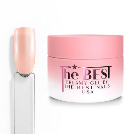 THE BEST Creamy Hard Builder Gel AMSTERDAM – Patented, Professional UV/LED Nail Extension Gel for Sculpting & Overlays, 6-Week Wear – Creamy Self-Leveling Hard Gel System – 21 FREE, Made in USA