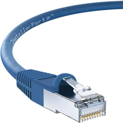 (5 Pack Ethernet Cable CAT5E Cable Shielded (FTP) Booted 15 FT - Blue - Professional Series - 1Gigabit/Sec