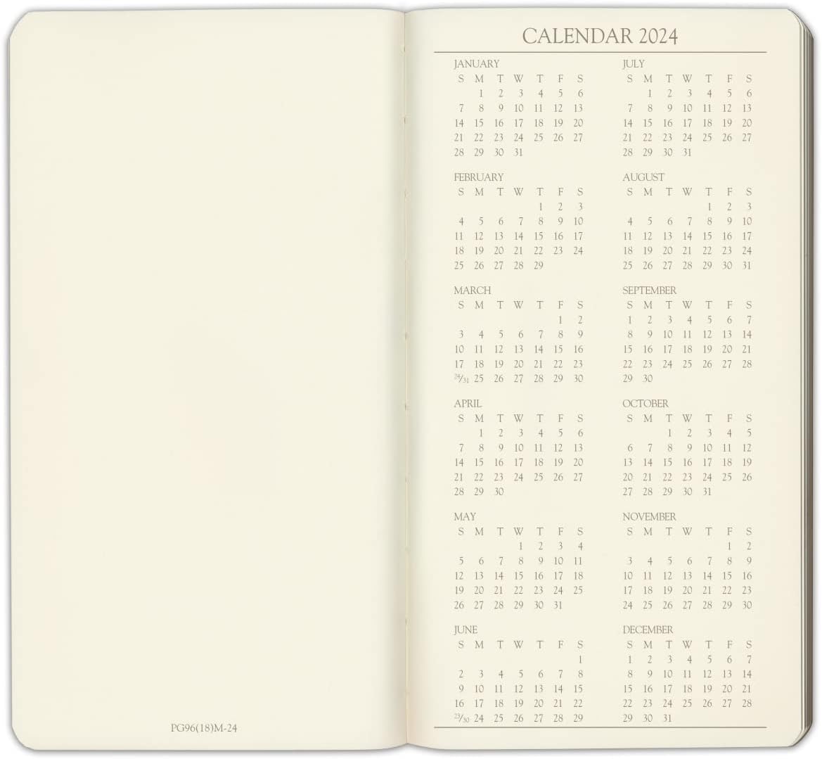 Pocket Monthly Planner 2024, Acadia Tan, 6 x 3.25 in - photo 3