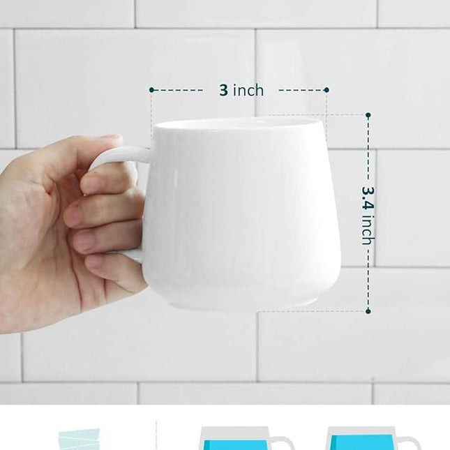 Teocera Coffee Mugs - All Four Mugs Display
