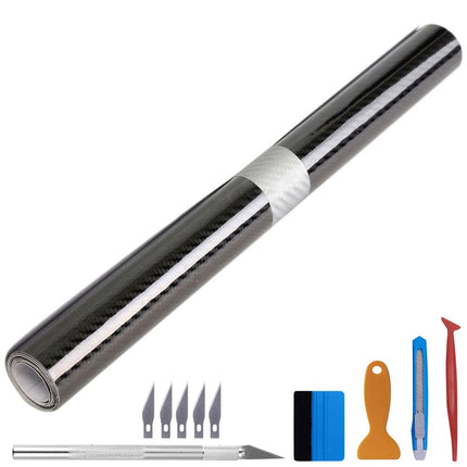 High Gloss Black Vinyl for Chrome Delete Window & Door Trim 2" x30ft